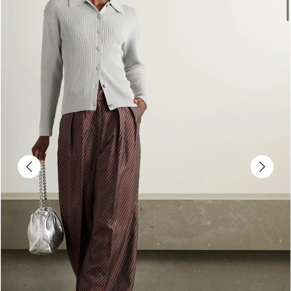 Dries Van Noten Ribbed-knit wool-blend cardigan - Picture 3 of 6